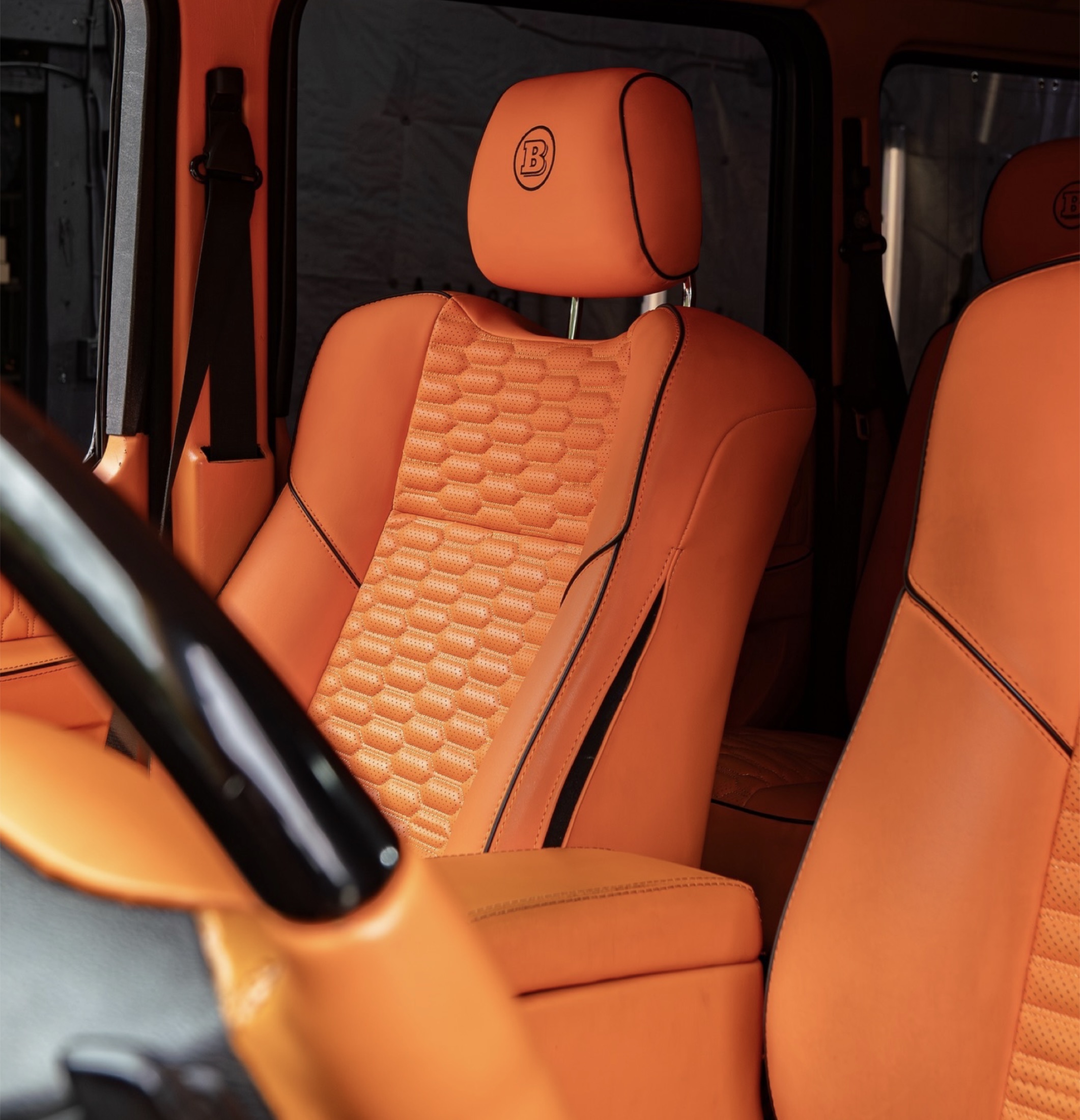 Brabus Leder-Interieur in Orange